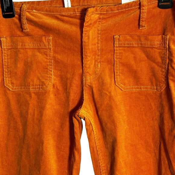 NWT PacSun Low-Rise Flare Corduroy Jeans - Women’s Size 27 in Pumpkin Orange - Picture 5 of 7